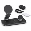 Qi2 25W 3 in 1 Magnetic Charging Station for Samsung Galaxy Watch and Buds with 35W Adapter